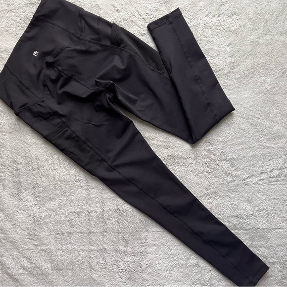 Buffbunny Collection Pants - BuffBunny Athena Mesh Pocket Stretch Compression Workout Leggings Solid Black